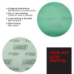 Premium 6″ Hook and Loop Sanding Discs (Box of 50) – Hook and Loop Backing