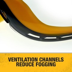 DEWALT DPG82-11 Concealer Clear Anti-Fog Dual Mold Safety Goggle, 1 Pair