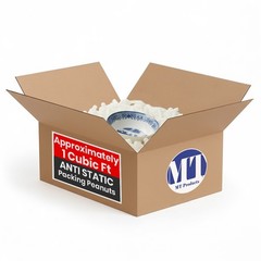 MT Products Off-White Packing Peanuts for Fragile (Approximately 1 Cubic Foot)