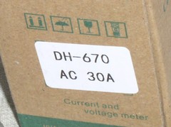 NEW 30 A AC AMP CURRENT AMMETER ANALOG PANEL CORRENT METER INTERNAL SHUNT USA