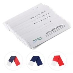 15sheet/book Dental Articulating Paper Hydrophobic Double Sided Strip Bite Paper