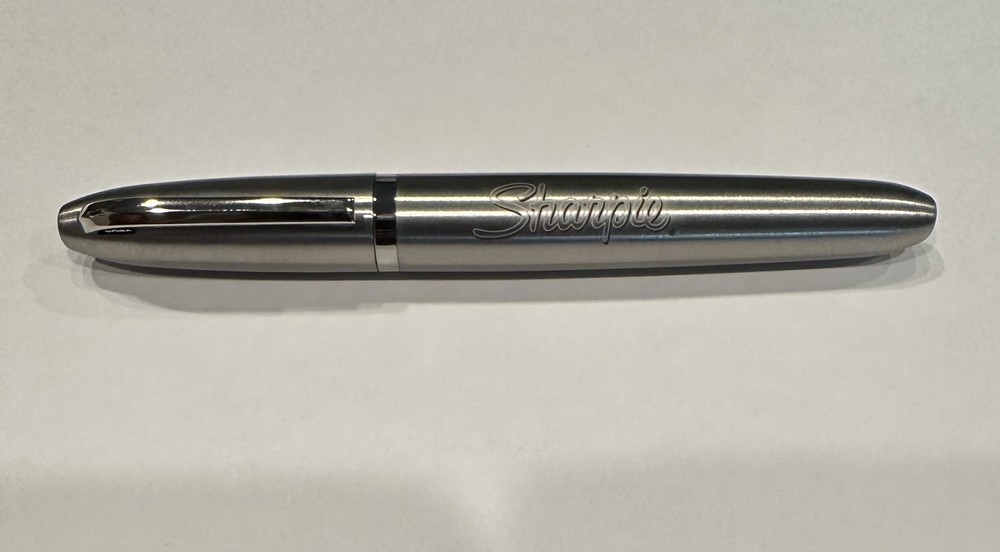 Vintage Sharpie Stainless Steel Refillable Permanent Marker 1747388 With Ink