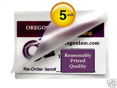 Prayer Cards size Hot Laminating Pouches 5 Mil 2-3/4 x 4-1/2 [25/pk] 2.75 x 4.5