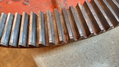 Used Marvel 8 Bandsaw Lower Wheel Assembly and Parts 8-1205 for 3/4″ Blade