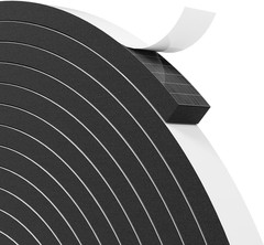 33FT EVA Weather Stripping Soundproof Foam Insulation Tape with Adhesive Foam We