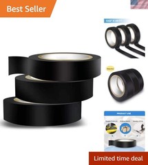 3PCS Flame Retardant Electrical Tape, Waterproof & Heat Resistant, 0.62in x 49ft