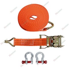 2Pack Shipping Container Wheels 8×6.5 Lug Wheels Kit with Ratchet Strap US