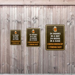 Portrait Round Plus 24 Hours In A Day 24 Beers In A Case Coincidence? …..