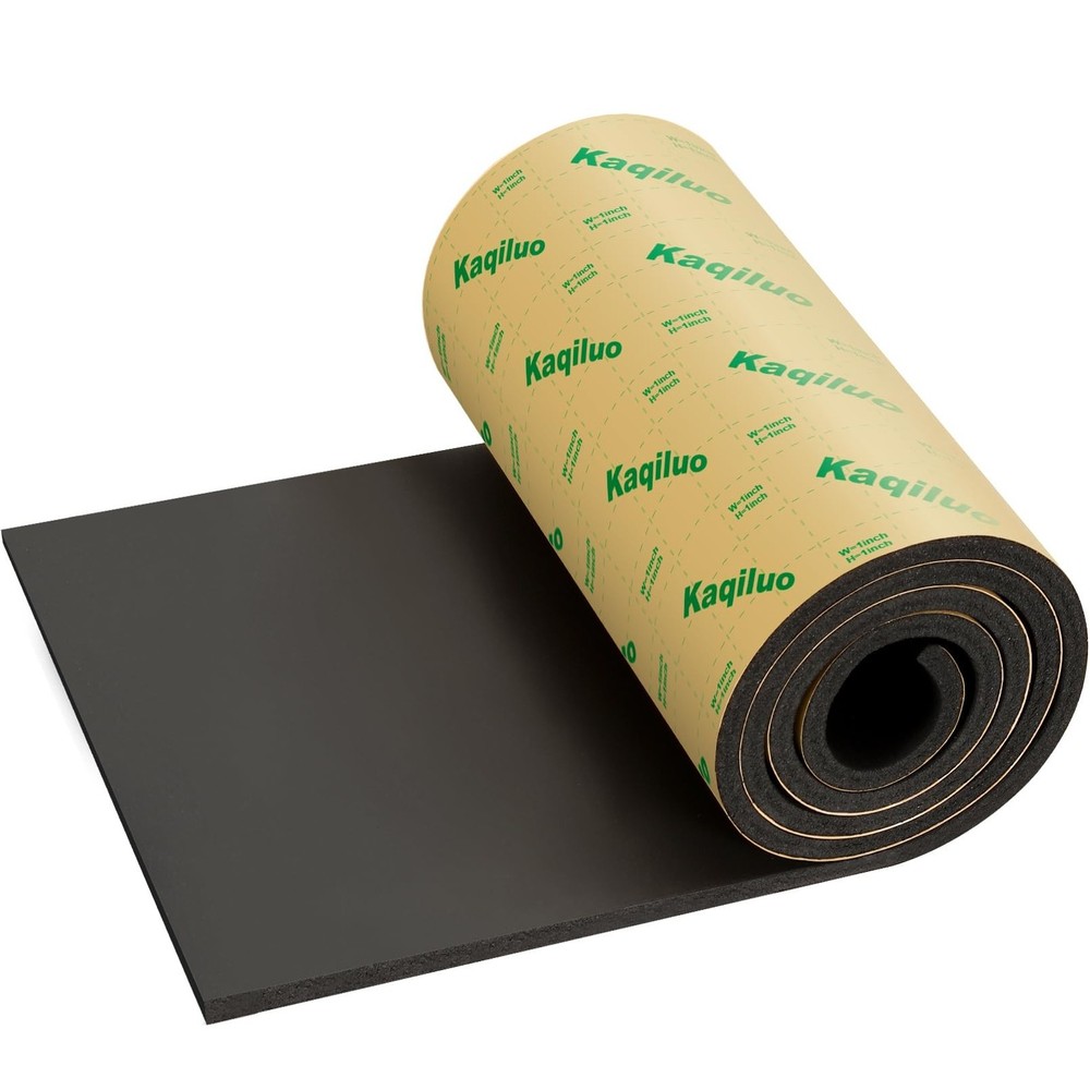 High Density Self-Adhesive Sound Insulation Acoustic Closed Cell Foam, 5.8 sq…