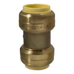 25 PIECES 3/4″ X 3/4″ SHARKBITE STYLE PUSH FIT COUPLINGS FITTINGS, LEAD FREE