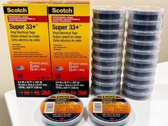 Scotch 3M Super 33+ Vinyl Electrical Tape, 2 BOXES (20 ROLLS) + FREE GIFT 🎁