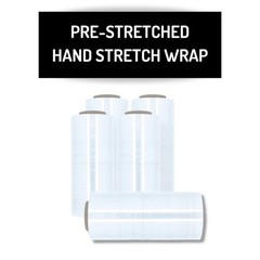 18″ x 1000′ 4 Rolls Pallet Wrap Stretch Film Hand Shrink Wrap 1000FT