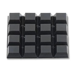 WELANGBN Rubber Feet – Adhesive 16PCS, Black, Stick on, Self Black