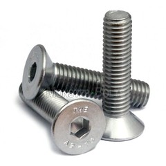 M8 Flat Socket Cap Screws, Marine Grade 316 / A4 Stainless Steel Metric DIN 7991