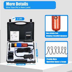 200W Electric Shears Farm Sheep Goat Pets Dogs Rabbit Shearing Shaver Clipper