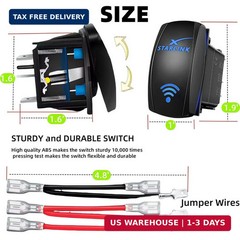 Starlink Rocker Switch Compatible with Starlink Mini/GEN1/GEN2/GEN3, 5 Pin SPST