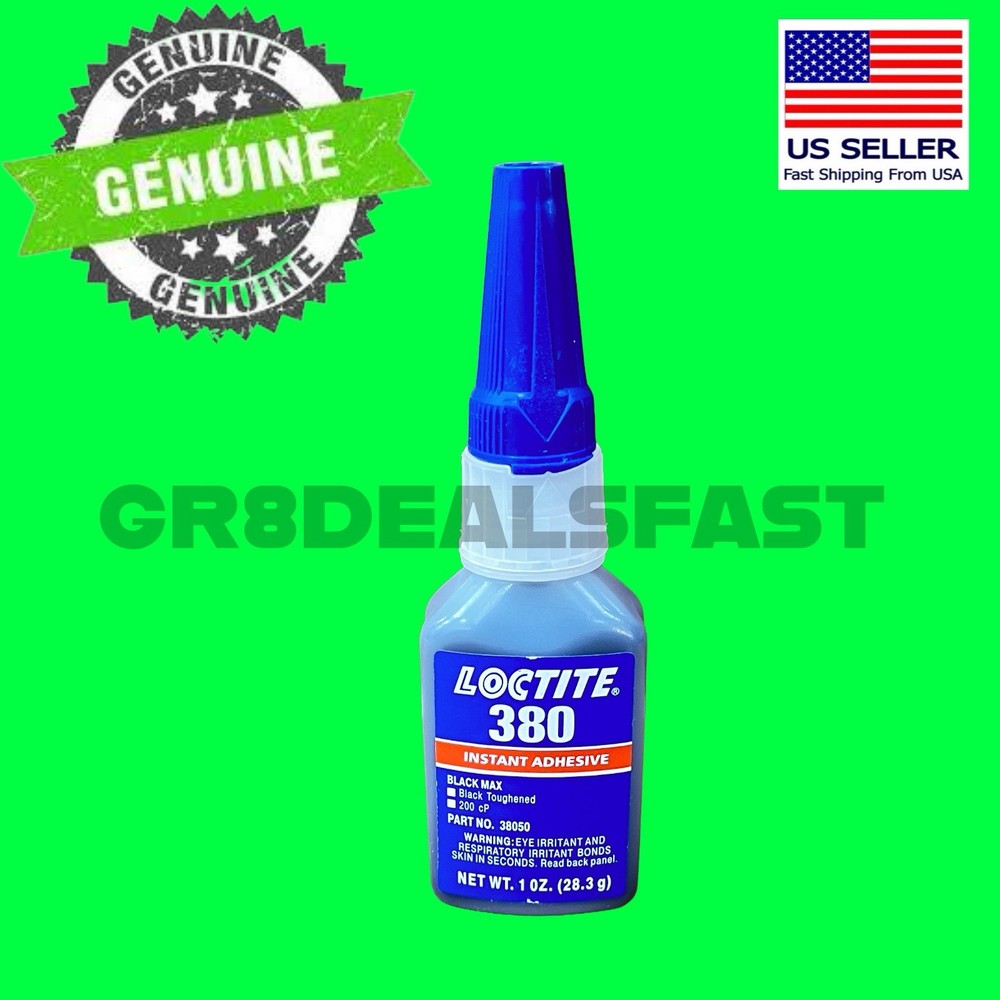LOCTITE 380 Black Max Instant Adhesive Glue 1 oz Part 38050 Toughened (28.3g)🔥