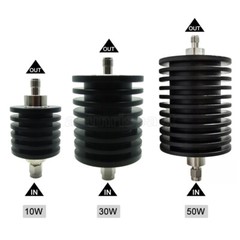 RF Coaxial Attenuator 10W – 50W SMA J-K Male to Female DC to 3GHz 50 ohm 1-50dB