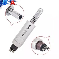 Dental Slow Low Speed Handpiece Push Contra Angle/Air Motor NSK Style 4 Holes US