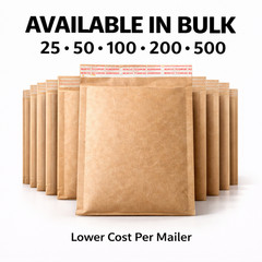 Kraft Brown Bubble Mailers Padded Shipping Envelopes Self Seal Bags #0 #2 #4