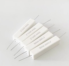 30W Horizontal Cement Resistor 1R/2/3R/3.3/4R/4.7R/5/6/8R/10/12/15/20 ohms