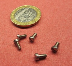 Fillister Head Stainless Slotted Screws Machine Screw 2-56 x 3/16″ Length 300 Pc