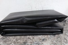 Condor BD-1010-AL-L-C 10 Ft Width x 10 Ft Length Black Spill Containment Berm