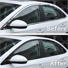 2″ x 30 Ft High Gloss Vinyl Tape for Black Out Chrome Delete Window Trim