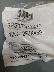GATES HYDRAULIC FITTINGS #G25175-1212, 12G-12FJX45S