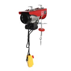 110V 1763lbs Electric Cable Hoist Crane Winch Garage Lift Wired Remote Control