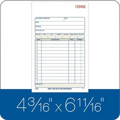 Adams Sales Order Book, 3-Part, 50 Count (Pack of 1), White/Canary/Pink