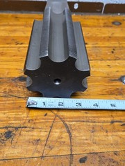 WIDELL 3 1/2-12 HS GH-6 STUB ACME FINISHER TAP 8 STRAIGHT FLUTE 3.5″