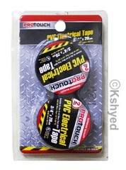 6 Rolls General 3/4″ X 20 yds Vinyl PVC Black Insulated Electrical Tape (3 Pack)