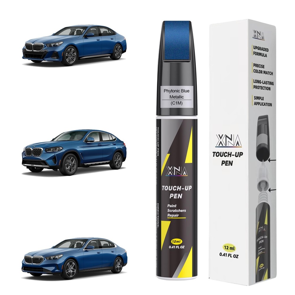 Blue Metallic Touch Up Paint for BMW 2in1 Scratch Repair Kit