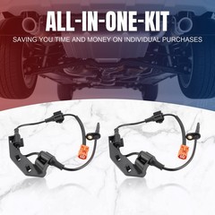 AUTOKAY 2Pcs Left & Right Rear ABS Wheel Speed Sensor Fits for Honda CR-V CRV 2.