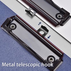 A4 Clipboard Folder with Storage Writing Pad Memo Organizer School Office