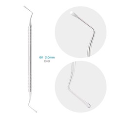 Dental Medical Spoon Excavator Restorative Double Ended Steel Decay Instrument A