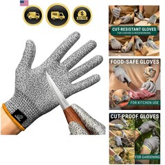 Wood Carving Gloves – Cutting Cut Resistant Gloves Level 5 for Whittling, Woo…