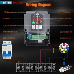 US SHIP】2.2KW 110V Air Cooled CNC VFD Spindle Motor Kit ER20 80MM Clamp 24000RPM