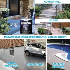 SpreadRock Granite Stone Coating 3-gal Brownstone Interior/Exterior