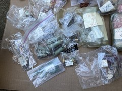 Large Lot of Vintage Wire Wound Resistors Various Ohms 19 Pounds1
