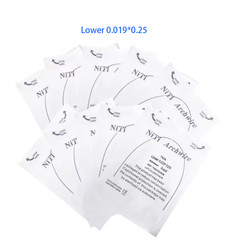 Dental Orthodontic TMA Beta Ti-Mo Arch Wires Rectangular Round Arch Ovoid Form