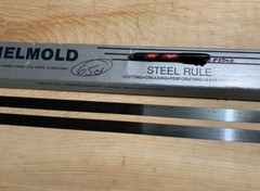 Helmold Steel Rule Die Material 2 PT 60 Degrees .925 30″ Lot of 5 MADE USA NEW