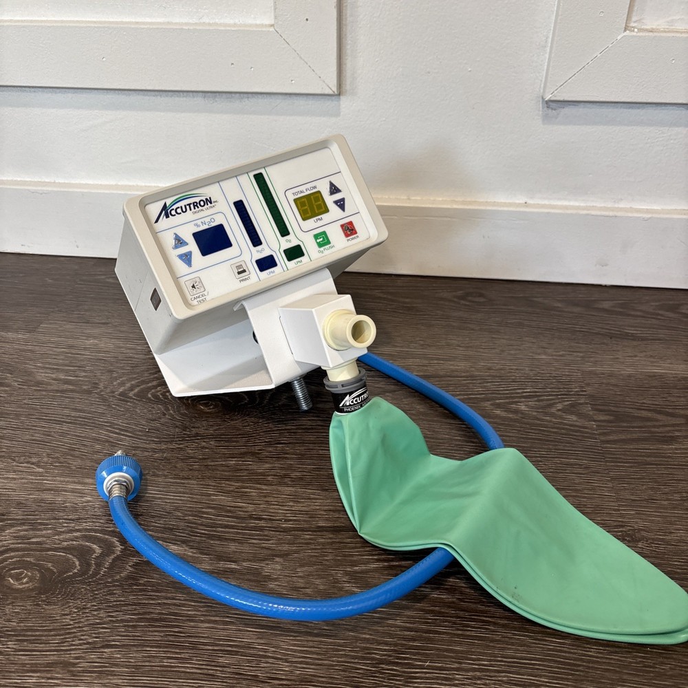 Accutron Digital Dental Nitrous N2O Flowmeter Dental Medical Dentistry 26400