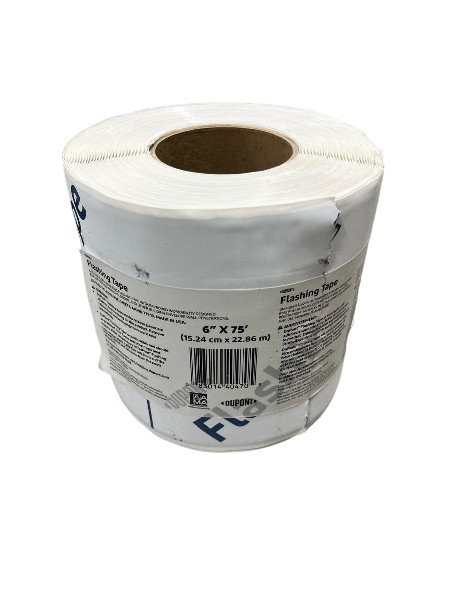 (Grimy) DuPont Flashing Tape Butyl Adhesive 6″ x 75ft (1 Roll) FREE SHIPPING