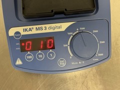 IKA MS 3 Digital w/ MS 3.4 Microtiter Attachment Pre-owned w/Warranty