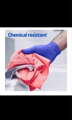 Medline Nitrile Gloves Powder Free Dark Blue -Medium- 1box=250ct – 10box=1Case