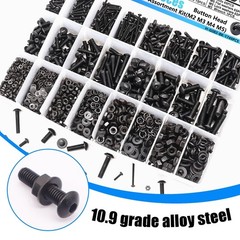 1749 PCS Metric Screw Assortment Kit M2 M3 M4 M5 Bolts, Nuts, Lock & Flat Washer