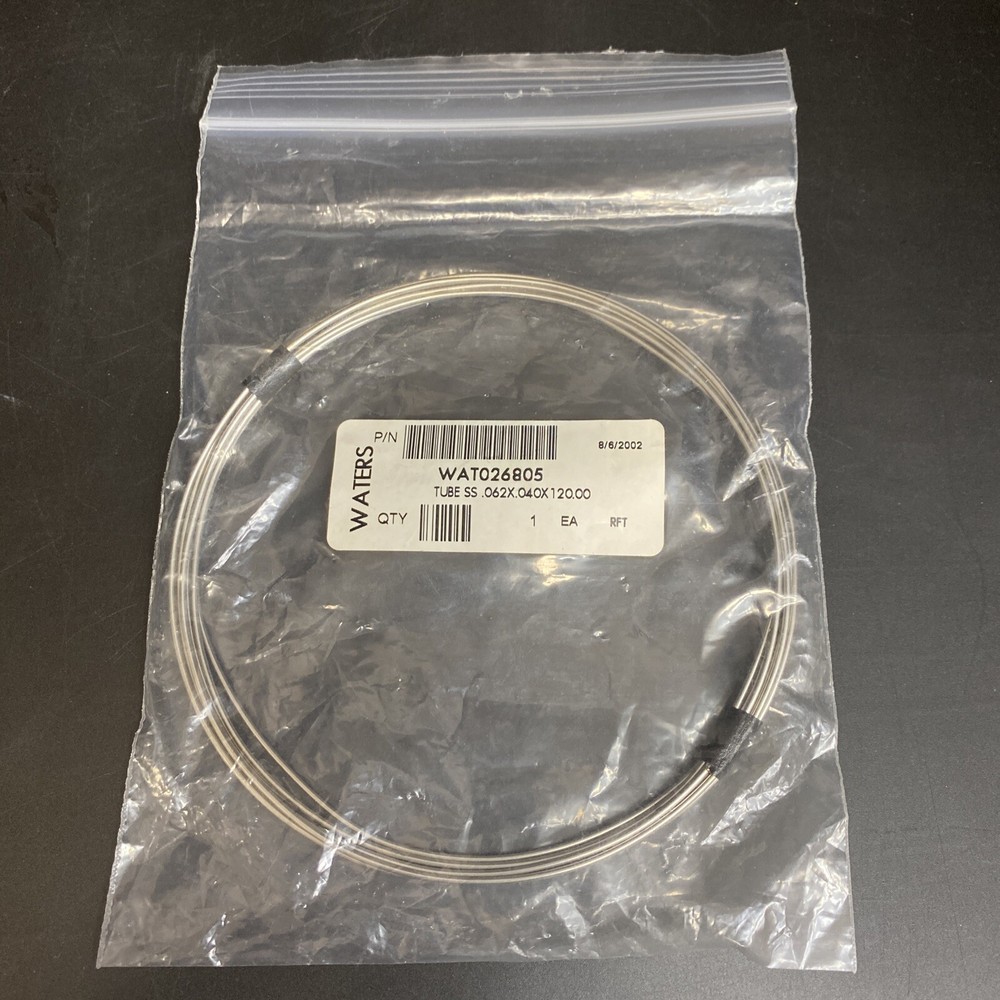 Waters Tubing Stainless Steel 0.062 x 0.04 x 120 in.