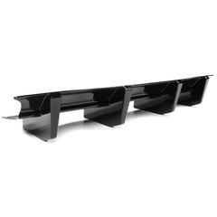 Rear Bumper Diffuser Dodge Challenger SRT SXT 2015-2023 Glossy Black Shark Fins